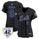 Camisa MLB New York Mets Women’s New York 2024 Jackie Robinson Patch Vapor Premier Limited Jersey