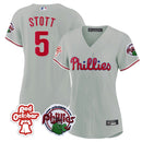 Camisa MLB Women’s Philadelphia Red October Patch Jersey