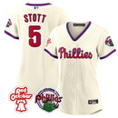 Camisa MLB Women’s Philadelphia Red October Patch Jersey