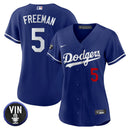Camisa MLB Women’s Vin Scully Patch Jersey