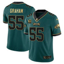 Camisa NFL Vapor Preta Midnight Verde Dourada Limited