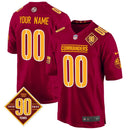 Camisa NFL Washington 90th Anniversary Patch Game Jersey