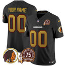 Camisa NFL Washington Commanders Washington Redskins 75th Patch Throwback Vapor Limited Jersey V2