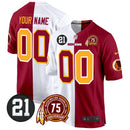 Camisa NFL Washington Commanders Washington Redskins 75th & Sean Taylor Patch Game Jersey