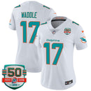Camisa NFL Women’s 50th 1972 Perfect Season Patch Vapor Jersey