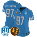 Camisa NFL Women’s Detroit 90th & John Madden Patch Jersey
