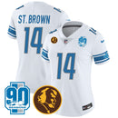 Camisa NFL Women’s Detroit 90th & John Madden Patch Jersey