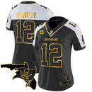 Camisa NFL Women’s Florida Patch Vapor Dourada Jersey