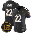Camisa NFL Women’s Jacoby Jones Patch Vapor Limited Jersey