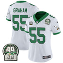 Camisa NFL Women’s Jerome Brown Retired Patch Dourada & Kelly Jersey