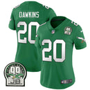 Camisa NFL Women’s Jerome Brown Retired Patch Dourada & Kelly Jersey