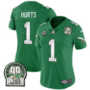 Camisa NFL Women’s Jerome Brown Retired Patch Dourada & Kelly Jersey