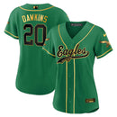 Camisa NFL Women’s Kelly Green Baseball Limited Jersey