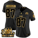 Camisa NFL Women’s Minnesota 2024 Winter Warrior Skol Patch Dourada Vapor Limited Jersey