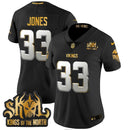 Camisa NFL Women’s Minnesota 2024 Winter Warrior Skol Patch Dourada Vapor Limited Jersey