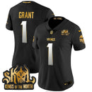 Camisa NFL Women’s Minnesota 2024 Winter Warrior Skol Patch Dourada Vapor Limited Jersey