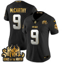 Camisa NFL Women’s Minnesota 2024 Winter Warrior Skol Patch Dourada Vapor Limited Jersey