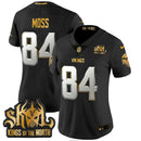 Camisa NFL Women’s Minnesota 2024 Winter Warrior Skol Patch Dourada Vapor Limited Jersey