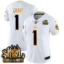 Camisa NFL Women’s Minnesota 2024 Winter Warrior Skol Patch Dourada Vapor Limited Jersey
