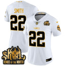 Camisa NFL Women’s Minnesota 2024 Winter Warrior Skol Patch Dourada Vapor Limited Jersey