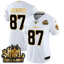 Camisa NFL Women’s Minnesota 2024 Winter Warrior Skol Patch Dourada Vapor Limited Jersey