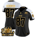 Camisa NFL Women’s Minnesota 2024 Winter Warrior Skol Patch Dourada Vapor Limited Jersey