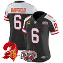 Camisa NFL Women’s Tampa Bay Creamsicle 2024 NFC South Division Champions Patch Vapor Limited Jersey