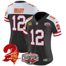 Camisa NFL Women’s Tampa Bay Creamsicle 2024 NFC South Division Champions Patch Vapor Limited Jersey