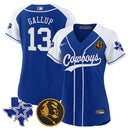 Camisa NFL Women’s Texas & John Madden Patch Jersey