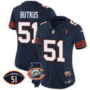 Camisa NFL Women’s Throwback Illinois Patch Vapor Jersey