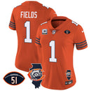 Camisa NFL Women’s Throwback Illinois Patch Vapor Jersey