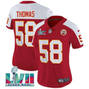 Camisa NFL Kansas City Chiefs Women’s Throwback Limited Vapor Jersey