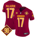 Camisa NFL Women’s Washington 90th Anniversary Patch Vapor Jersey