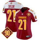 Camisa NFL Women’s Washington 90th Anniversary Patch Vapor Limited Jersey