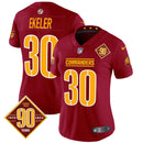 Camisa NFL Women’s Washington 90th Anniversary Patch Vapor Limited Jersey