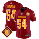 Camisa NFL Women’s Washington 90th Anniversary Patch Vapor Limited Jersey