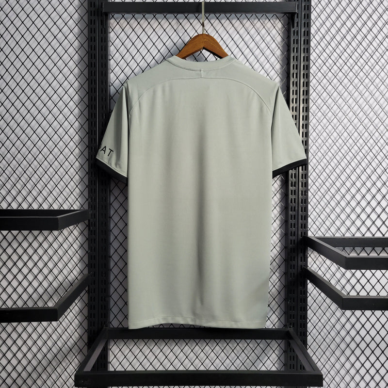 camisa-psg-paris-saint-germain-away-2-reserva-2022-23-jordan-torcedor-masculina-masculino-preto-preta-cinza-neymar-jr-ney-messi-lionel-mbappe-goat-qatar-airways