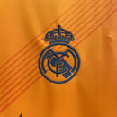 camisa-real-madrid-madri-away-2-reserva-torcedor-adidas-2024-25-preto-preta-laranja-cr7-ronaldo-vini-jr-mbappe-emirates-fly-better