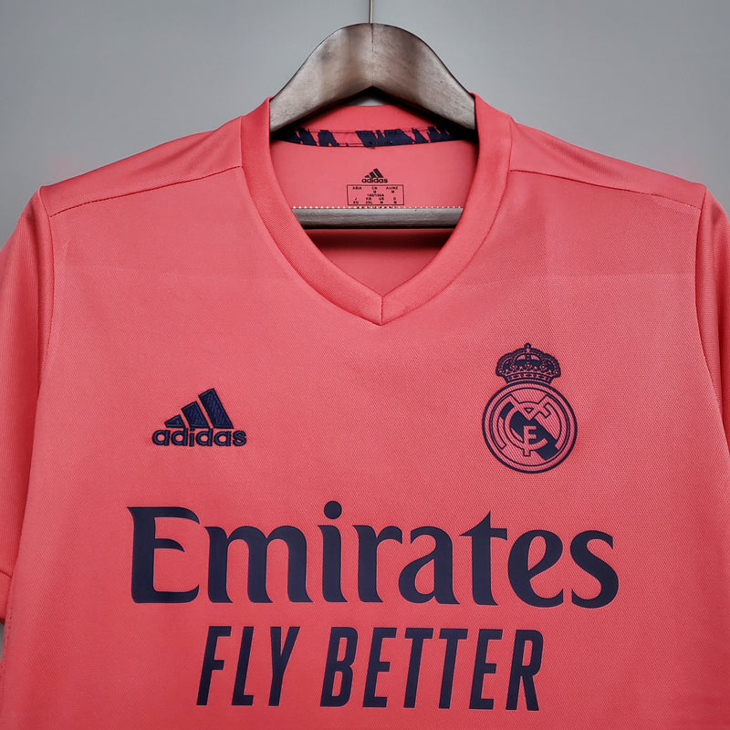 camisa-real-madrid-madri-away-reserva-2-2020-21-adidas-torcedor-masculina-rosa-cr7-vini-jr-ronaldo-fly-emirates-better