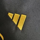 camisa-real-madrid-madri-third-3-terceira-2023-24-adidas-feminina-preto-amarelo-preta-ronaldo-vini-jr-kroos-cr7-fly-emirates-better-amarela