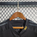 camisa-real-madrid-madri-third-3-terceira-2023-24-adidas-feminina-preto-amarelo-preta-ronaldo-vini-jr-kroos-cr7-fly-emirates-better-amarela