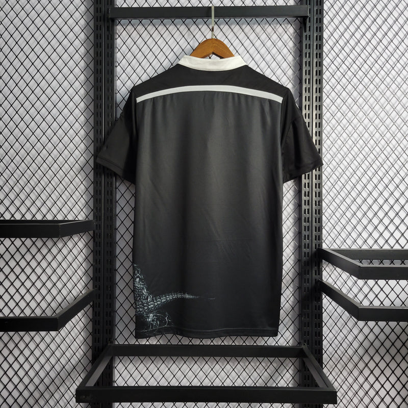 camisa-real-madrid-madri-third-3-terceira-retro-adidas-masculina-2014-15-branco-branca-preto-preta-cr7-ronaldo-bale-benzema-fly-emirates