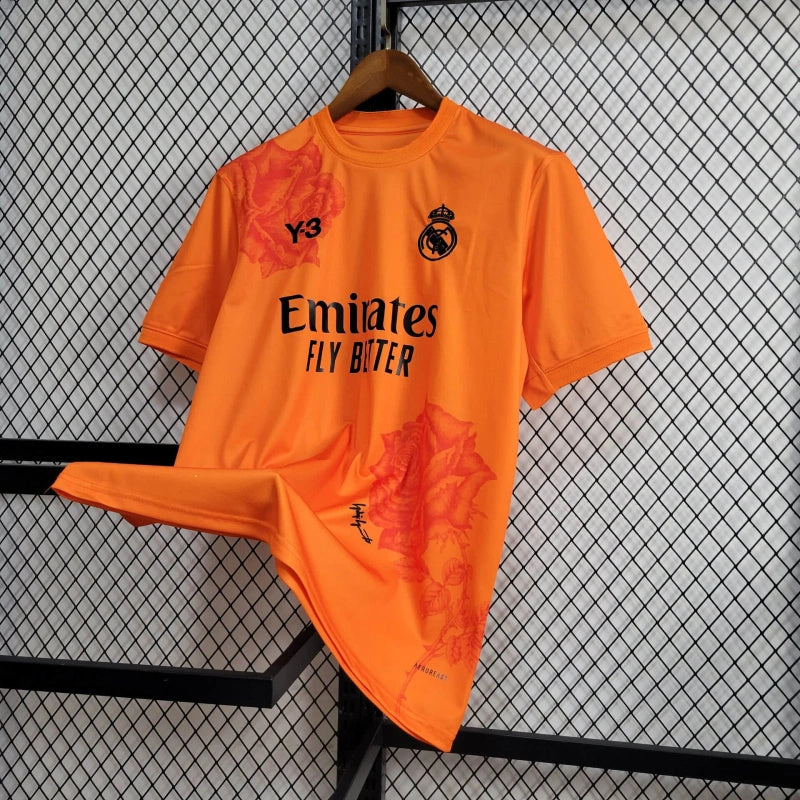camisa-real-madrid-madrid-y3-2024-25-adidas-emirates-fly-better-torcedor-masculina-masculino-preto-preta-laranja-vini-jr-mbappe-rodrygo-modric-bellingham-asencio-endrick-valverde-alaba-camavinga-tchouameni-carvajal-lucas-vasquez
