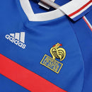 Camisa Pronta Entrega Seleção França Home 1998/99  - Adidas Retrô Masculina - Azul/Branca