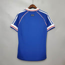 Camisa Pronta Entrega Seleção França Home 1998/99  - Adidas Retrô Masculina - Azul/Branca