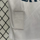 Conjunto Kit Infantil Real Madrid Home 2017/18 - Adidas Retrô - Branca/Azul