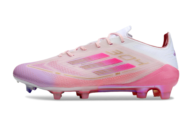 Chuteira F50 - Adidas Yamal FG - Bege/Rosa