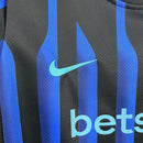 Conjunto Kit Infantil Inter de Milão Home 2025/26 - Nike Torcedor - Preta/Azul