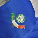 Camisa Palmeiras Manga Longa 2014/15 - Adidas Retrô Masculina - Azul/Branca