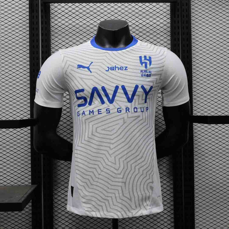 Camisa Al-Hilal Away 2024/25 - Puma Jogador Masculina - Branca/Azul